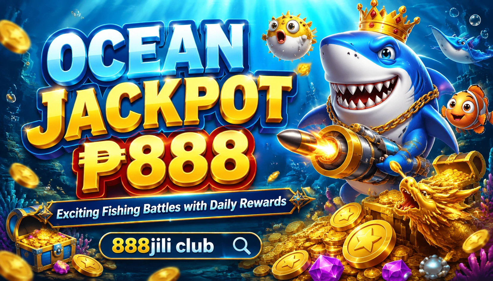 Fishing game room interface on a mobile screen
