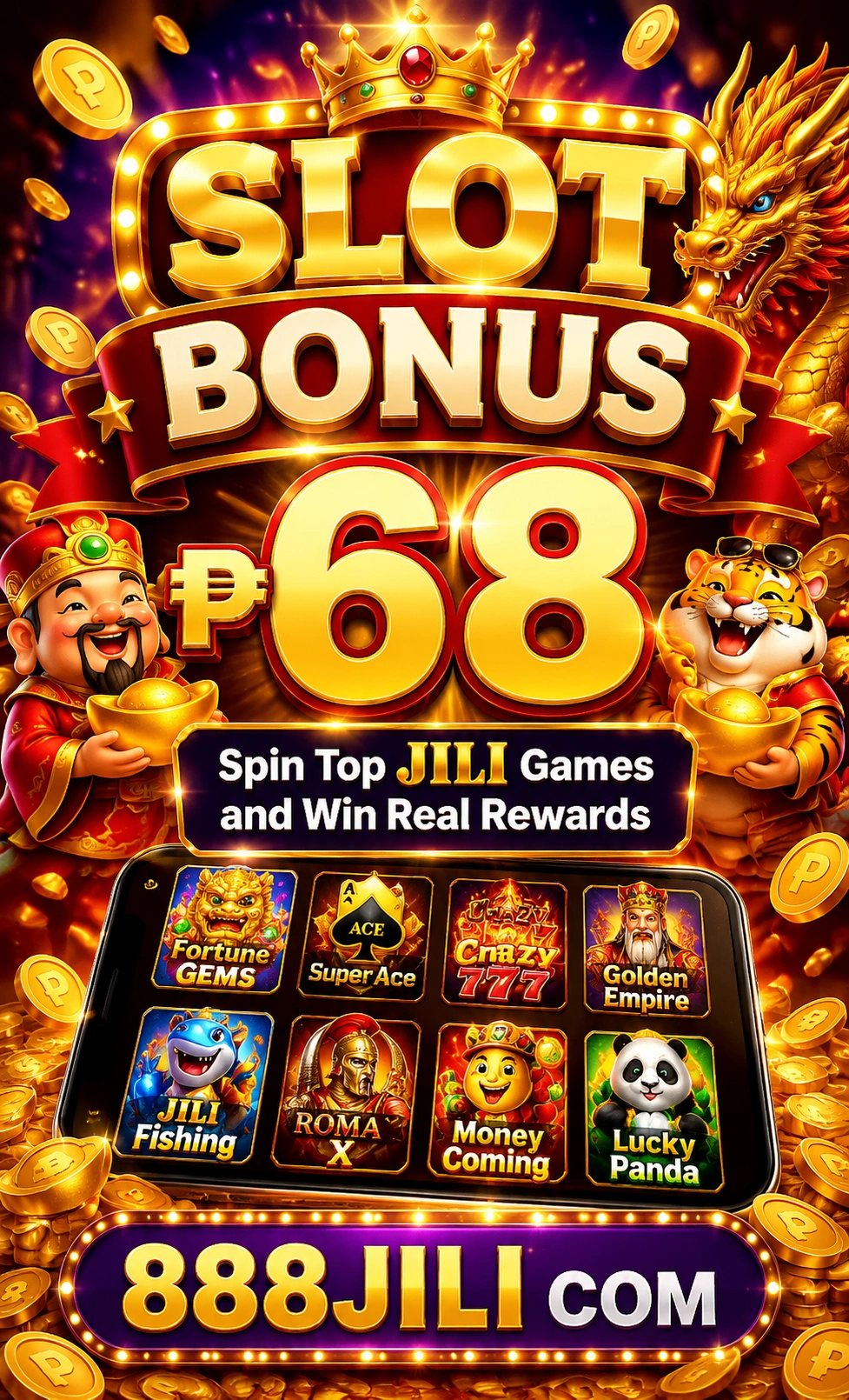 Online slot hero visual for Philippines players